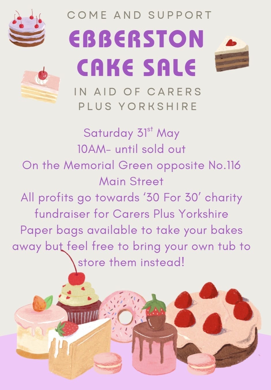 Ebberston Cake Sale